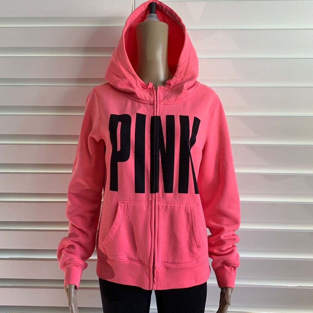 “SOLD”🛍NWOT PINK ZIP UP SWEATSHIRT! - Picture 1 of 8
